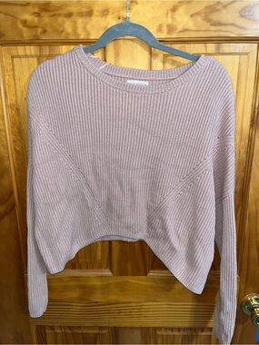 L.A. Hearts Mauve Ribbed Knit Sweater